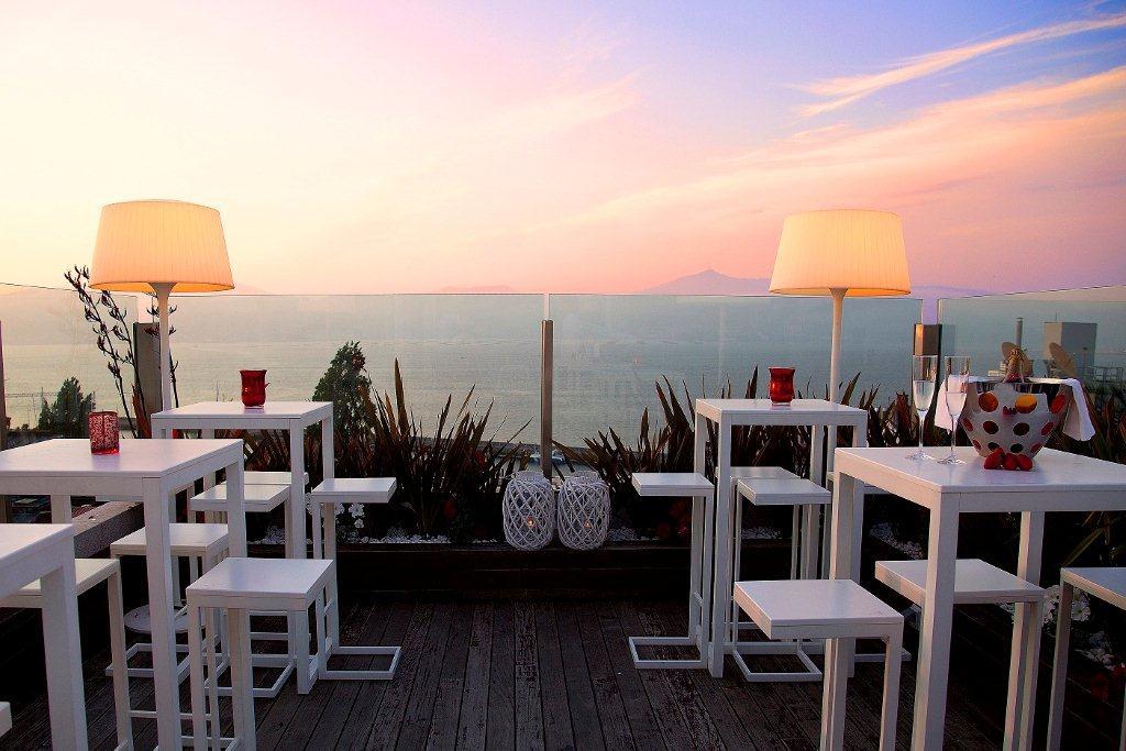 Gran Hotel Nagari Boutique & Spa Vigo Exterior foto View from the rooftop