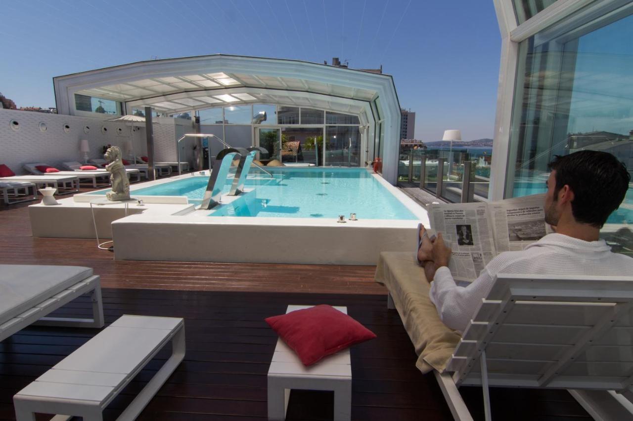 Gran Hotel Nagari Boutique & Spa Vigo Exterior foto Rooftop pool