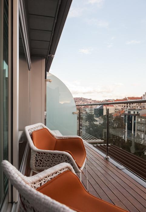 Gran Hotel Nagari Boutique & Spa Vigo Exterior foto A balcony